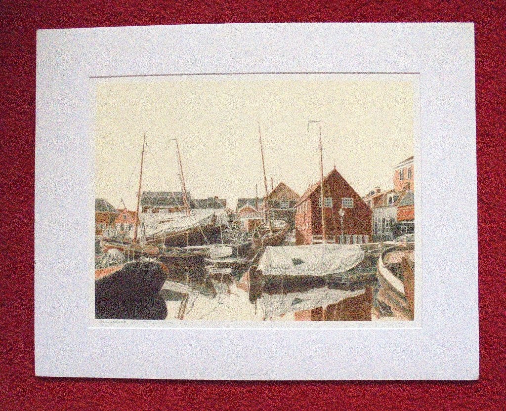 Frans Room.1939 Bunschoten Spakenburg.de Botterwerf., Ophalen of Verzenden
