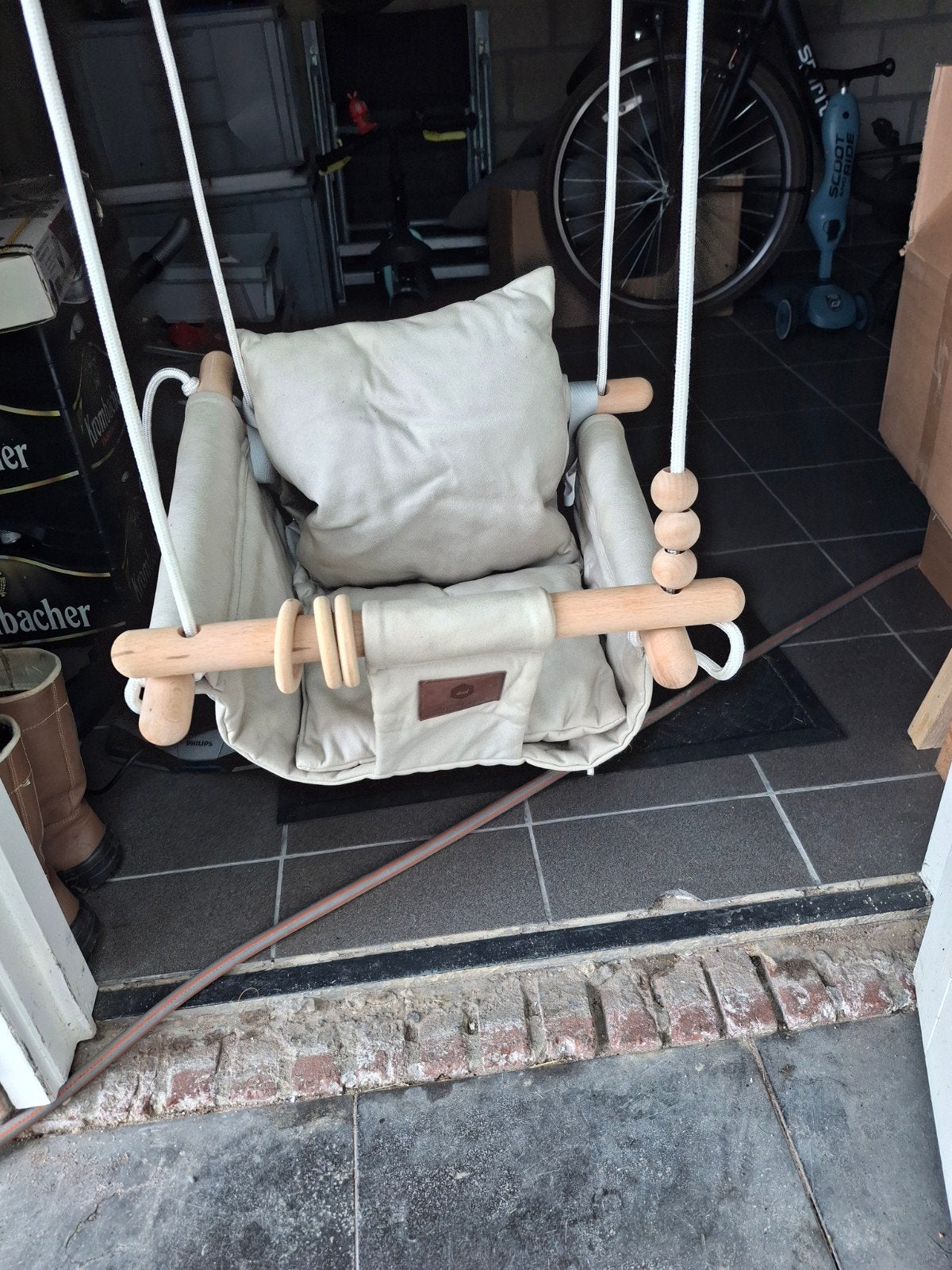 Hippe schommel baby schommel- Zo goed als nieuw, Ophalen of Verzenden, Zo goed als nieuw
