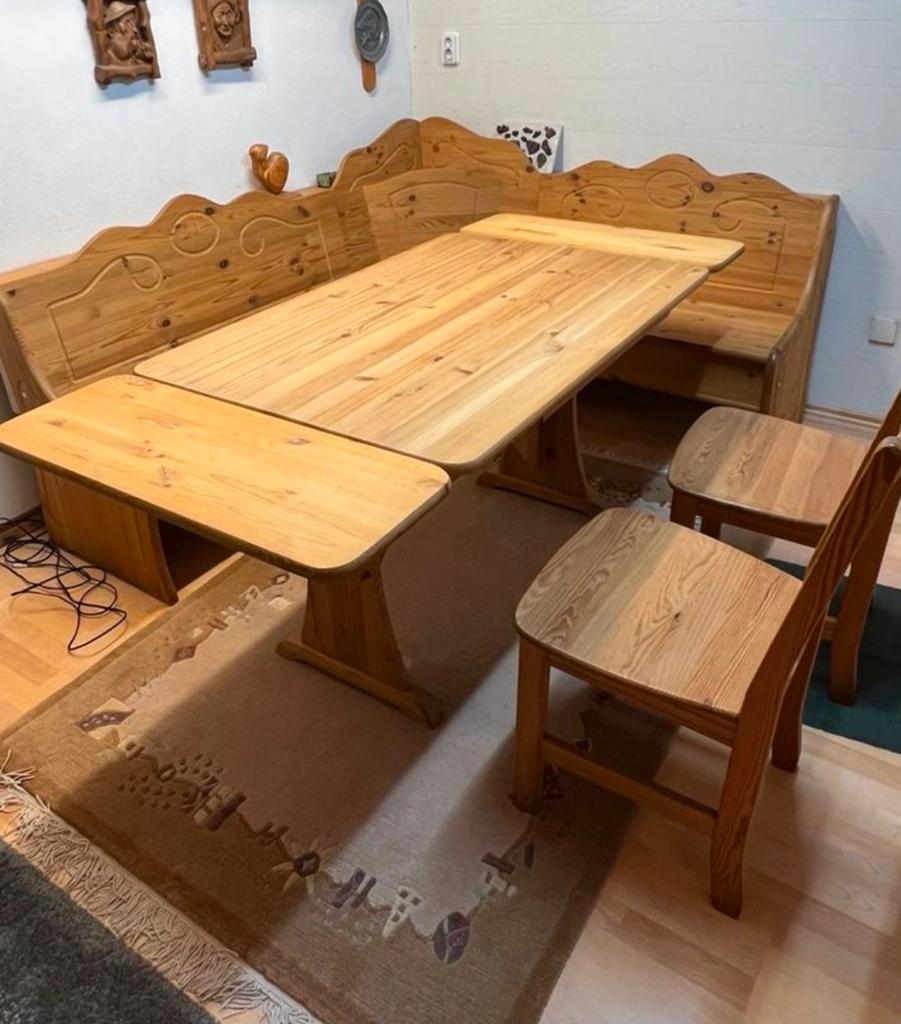 Schitterend Scandinavische Deense Eethoek zithoek hoekbank, Huis en Inrichting, Ophalen, Zo goed als nieuw, Hout, Deense Oostenrijkse Duitse Zwitserse  Stijl Eethoek hoekbank