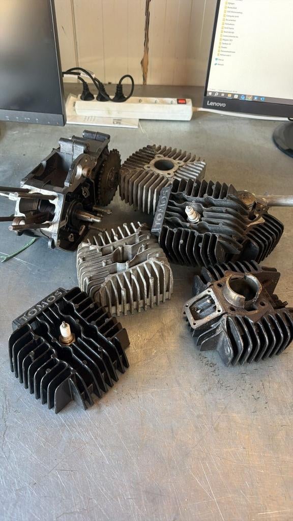 Tomos onderdelen Cilinder, carter, Ophalen of Verzenden, Gebruikt, Overige typen, Tomos