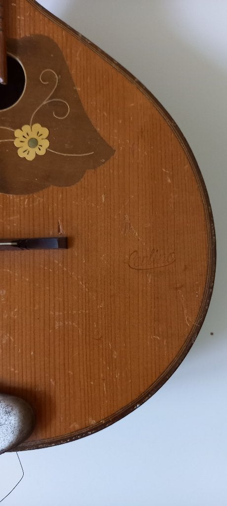 Vintage Mandoline Snaarinstrument - Decoratief/Restauratie, Muziek en Instrumenten, Snaarinstrumenten | Mandolines, Ophalen, Gebruikt