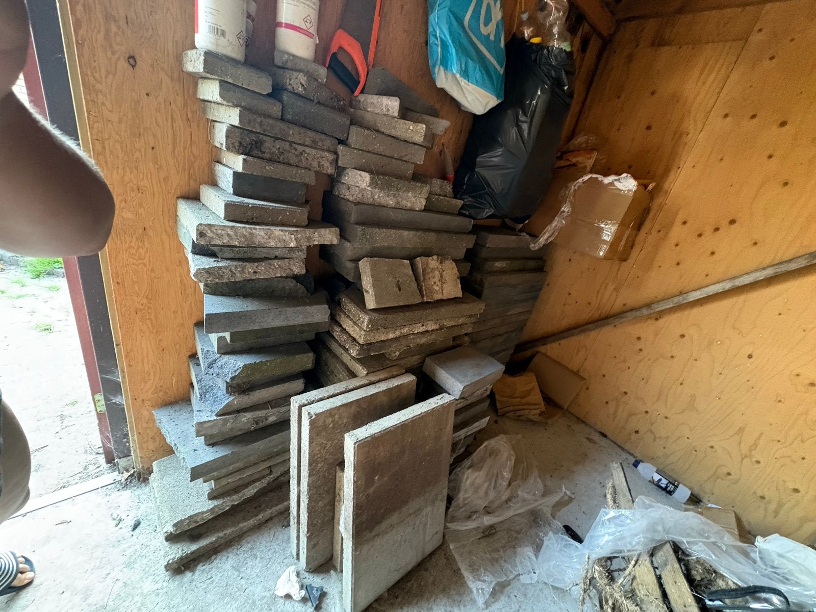 2 soorten gebruikte tegels, Ophalen, Gebruikt, 10 m² of meer, 20 tot 40 cm