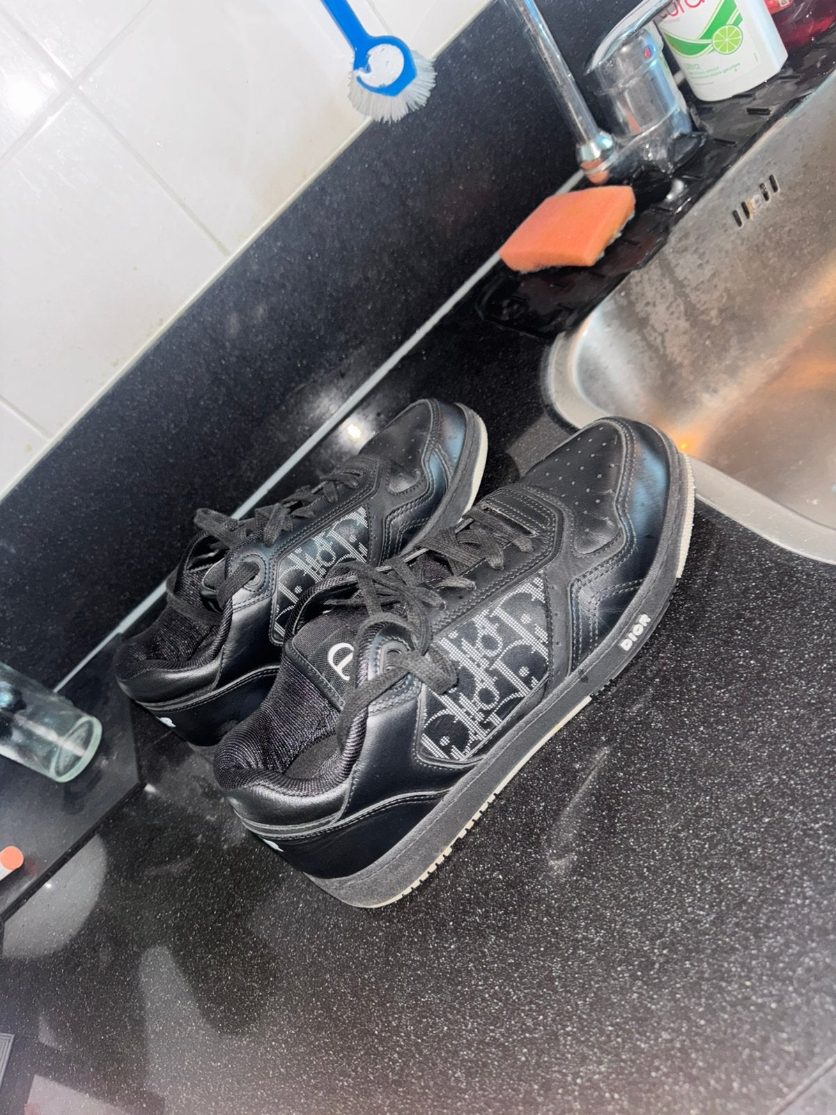 Dior b25 sneakers, Ophalen of Verzenden, Zo goed als nieuw, Zwart