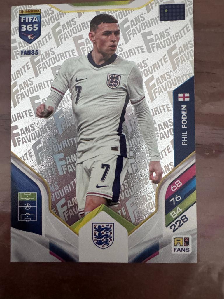 FIFA 365 Adrenalyn XL Phil Foden Kaart Nieuw, Hobby en Vrije tijd, Stickers en Plaatjes, Ophalen of Verzenden, Nieuw, Plaatje