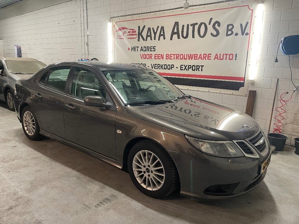 Saab 9-3 1.8 T Sport Sedan AUT 2008 Grijs, Auto's, Saab, 1998 cc, 4 cilinders, Origineel Nederlands, 1600 kg