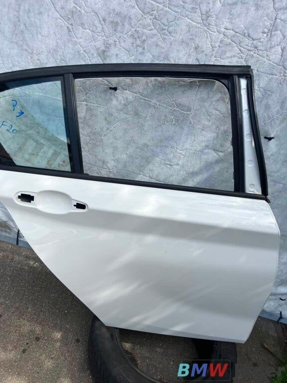 Portier rechtsachter wit BMW 1-serie F20 (LCI) 41527284516, Gebruikt, Deur, Achter, Ophalen of Verzenden