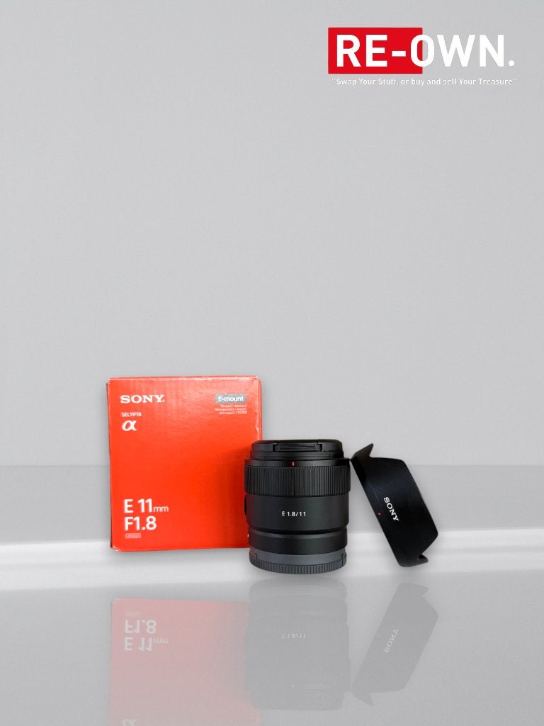 Sony E 11mm F/1.8 groothoeklens (topstaat + doos+garantie), Sony E-mount, Sony, ,, Zo goed als nieuw
