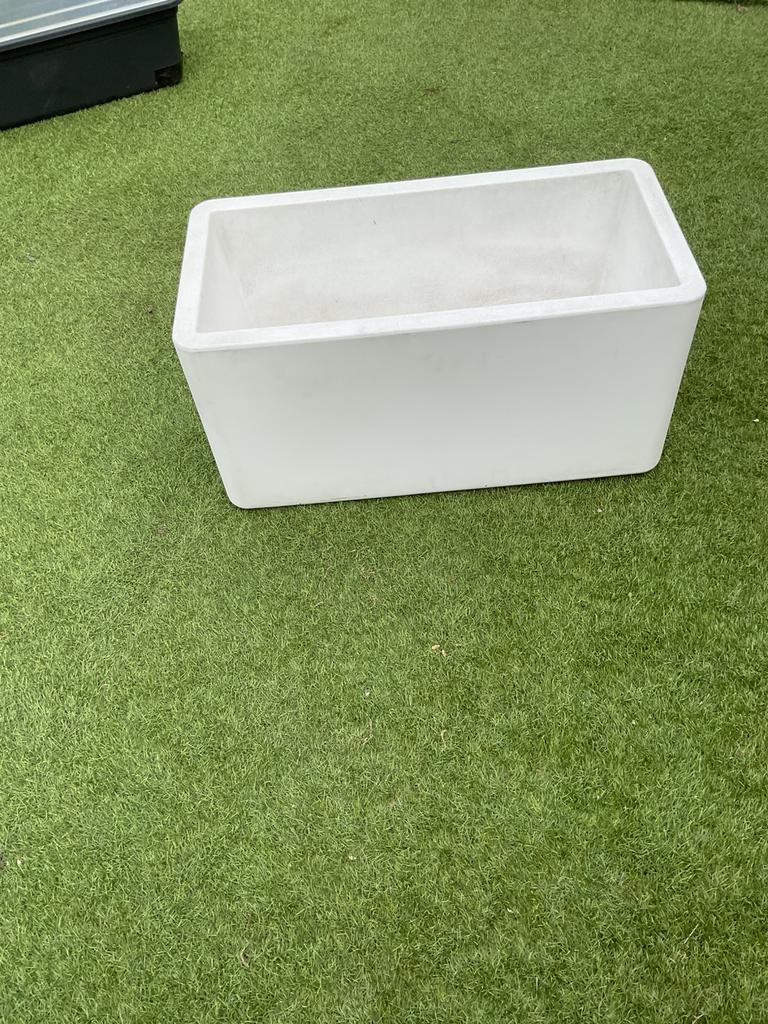Elho grote verrijdbare plantenbak met verzonken wielen, Tuin en Terras, Ophalen, Zo goed als nieuw, Rond, Kunststof