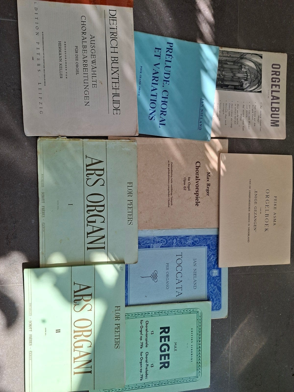 orgel boeken Reger Peeters Buxtehude etc, Ophalen of Verzenden, Les of Cursus, Klassiek, Orgel