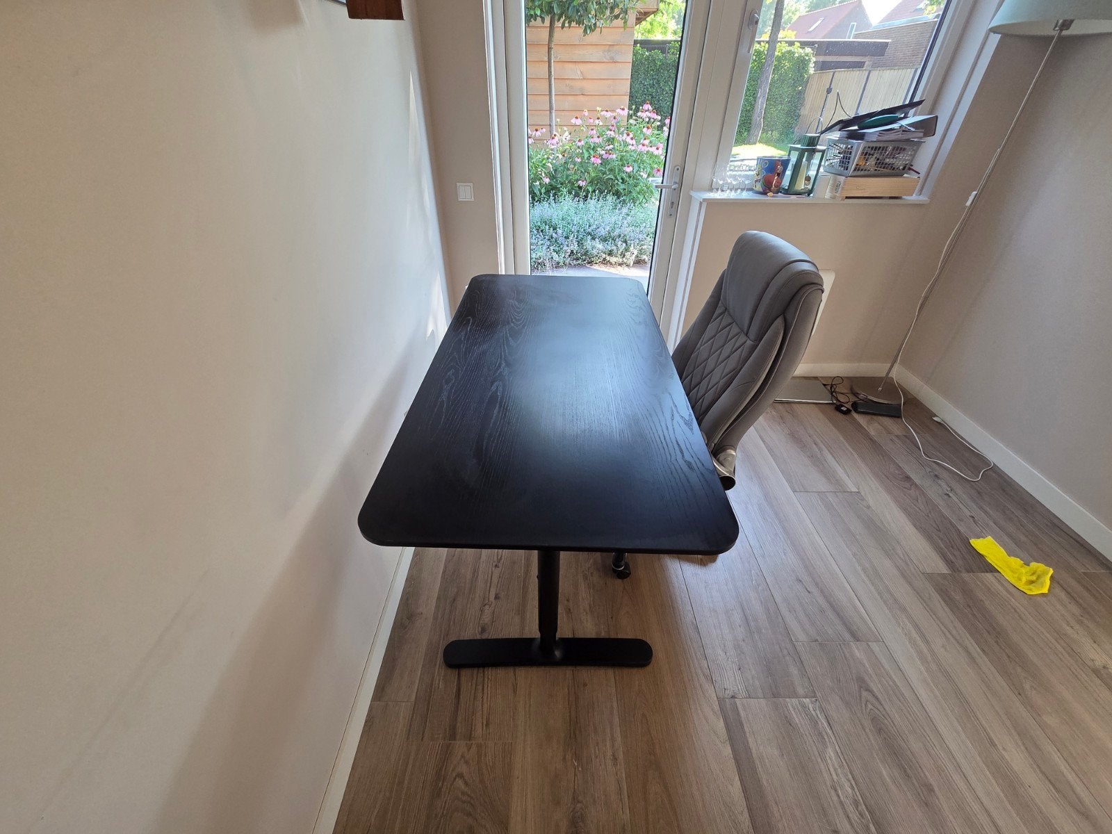 Bureau met bureaustoel - 160x73x80 cm, Huis en Inrichting, Bureaus, Ophalen, Gebruikt