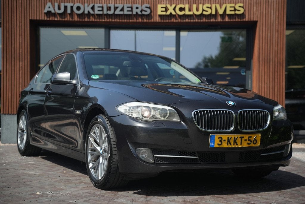 BMW 5-serie 530d High Executive Schuifdak Leer Cruise Memory, Auto's, Automaat, Euro 5, Achterwielaandrijving, Gebruikt