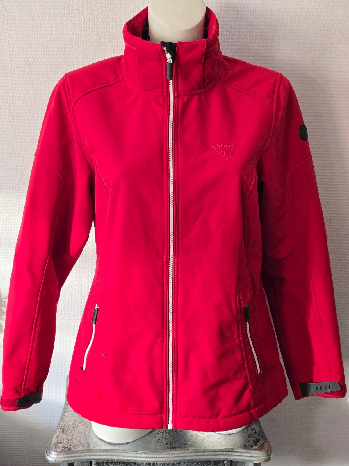 Human Nature Softshell Jas Rood Dames Maat M, Maat 38/40 (M), Ophalen of Verzenden, Zo goed als nieuw, Human Nature