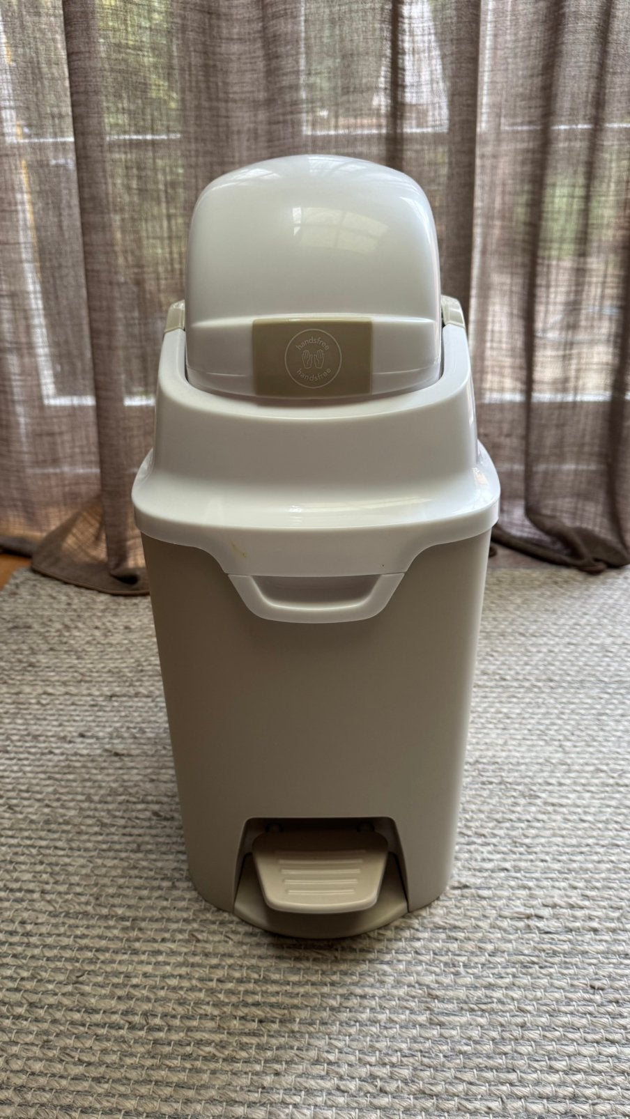 Luieremmer diaper champ handsfree, Ophalen of Verzenden, Zo goed als nieuw, Kunststof