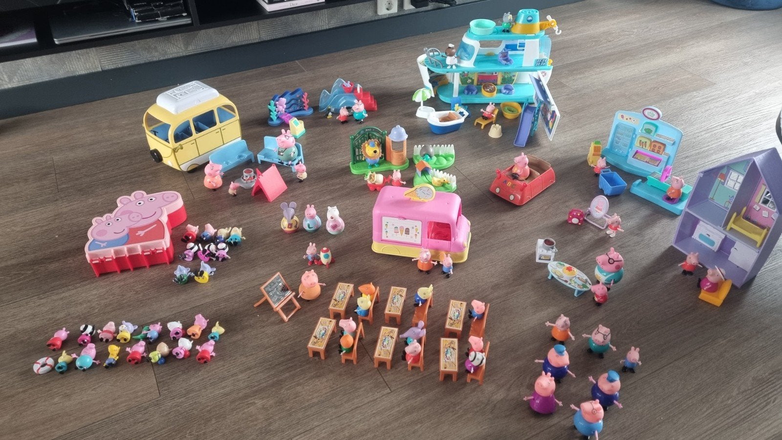 Peppa pig, Ophalen