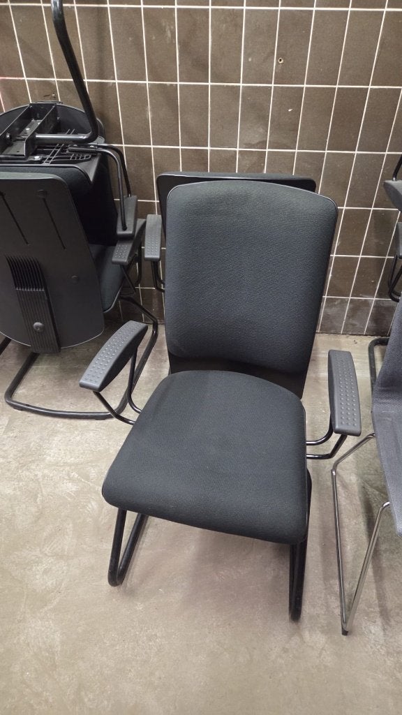 Diverse stoelen - Gebruikt, Huis en Inrichting, Ophalen, Gebruikt, Twee, Zwart