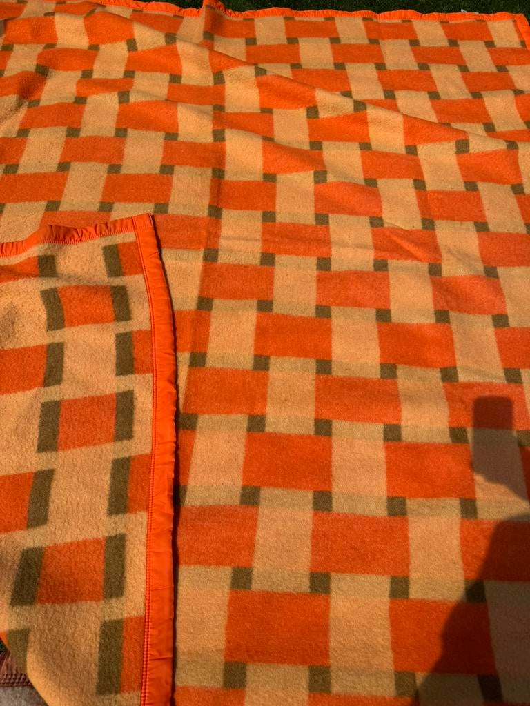 Zuiver wollen grote deken 220x240 100%wol, Ophalen of Verzenden