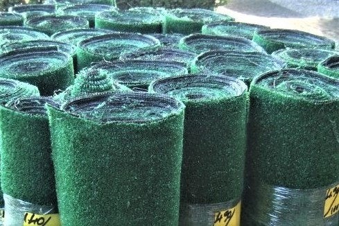 Kunstgras op rol verschillende maten., Ophalen, Nieuw, Minder dan 10 m²