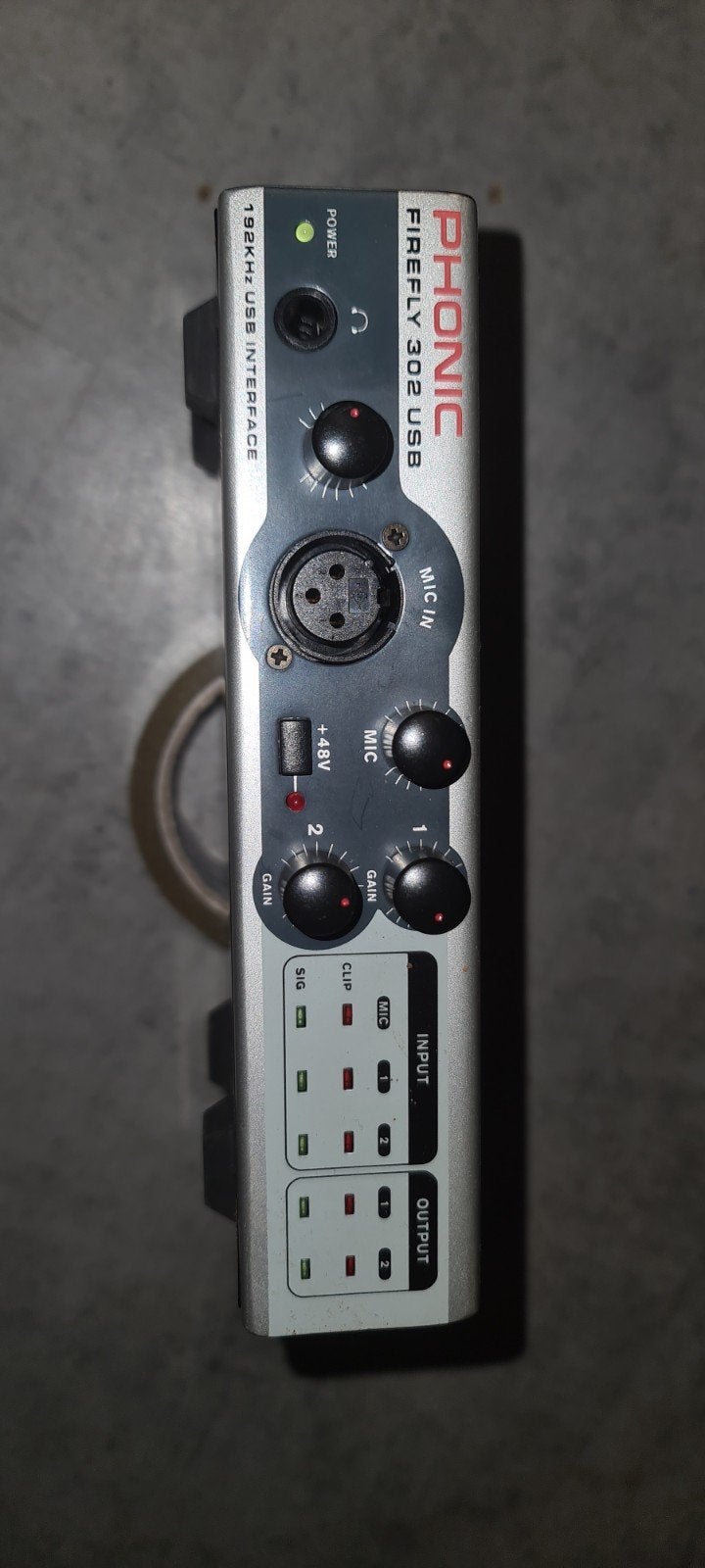 Phonic Firefly 302 USB 192kHz USB Interface, Muziek en Instrumenten, Ophalen of Verzenden, Gebruikt, Minder dan 5 kanalen, Microfooningang