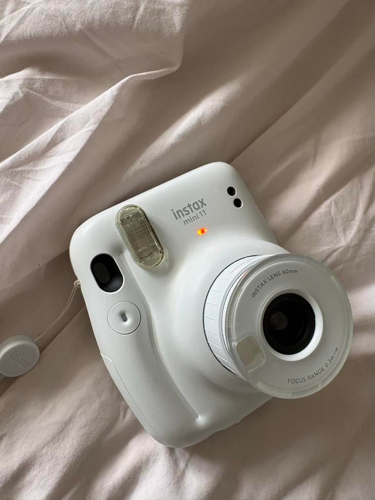 Instax Mini 11 Instant Camera - Wit, Ophalen of Verzenden, Zo goed als nieuw, Polaroid, Fuji