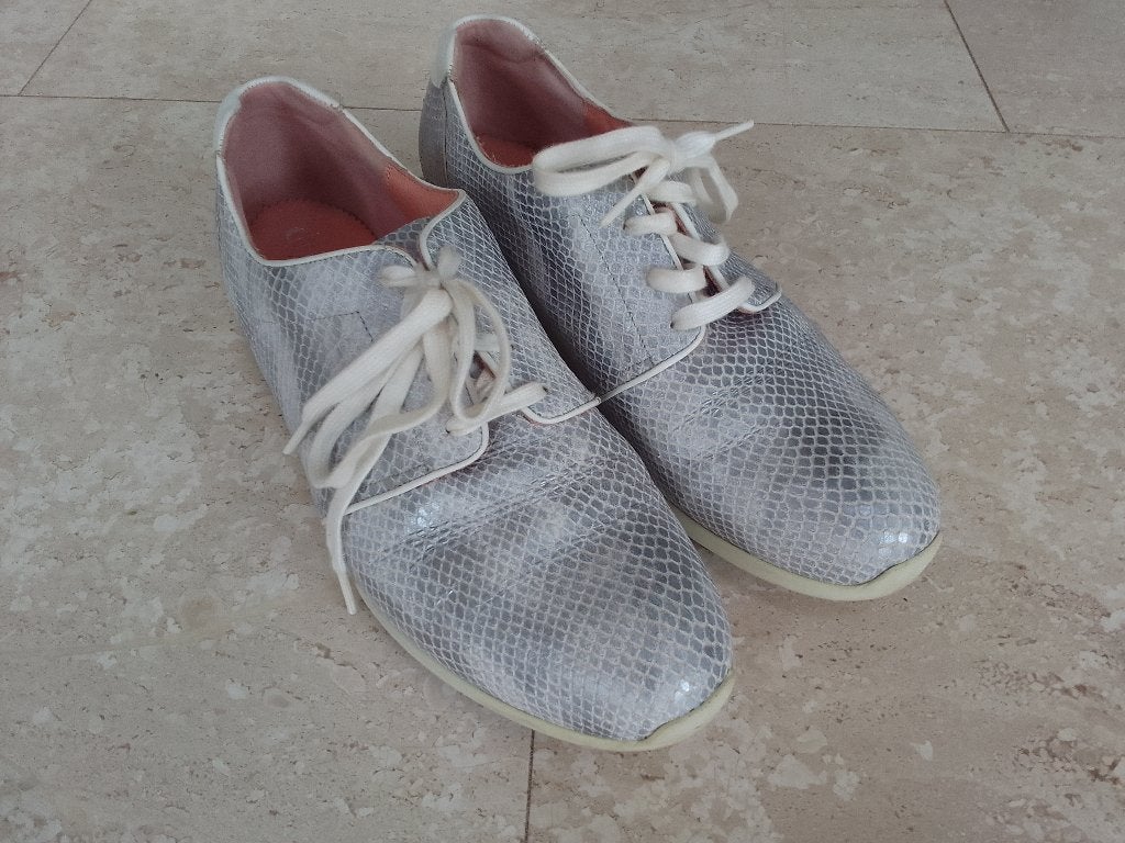 Durea leren schoenen  42,5 of 8,5  wijdte H, Ophalen of Verzenden, Zo goed als nieuw, Overige kleuren, Sneakers of Gympen