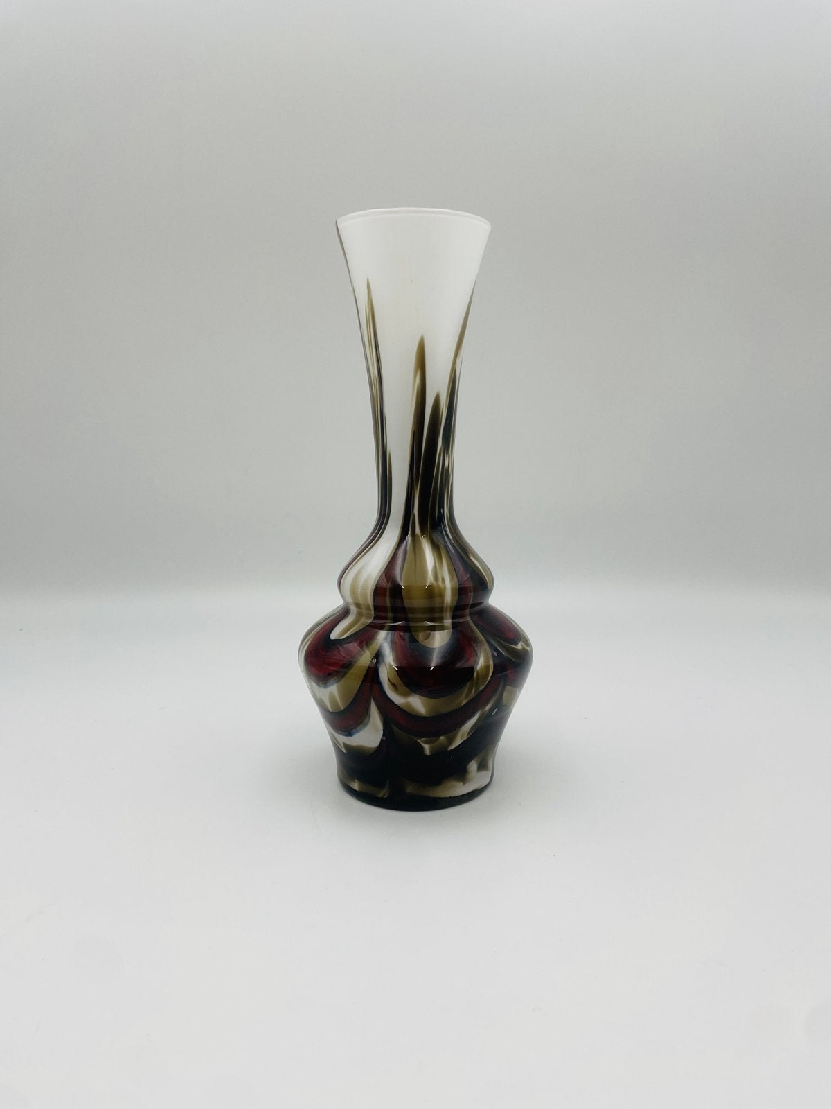 Opaline vaas 16cm hoog - Uniek design, Ophalen of Verzenden