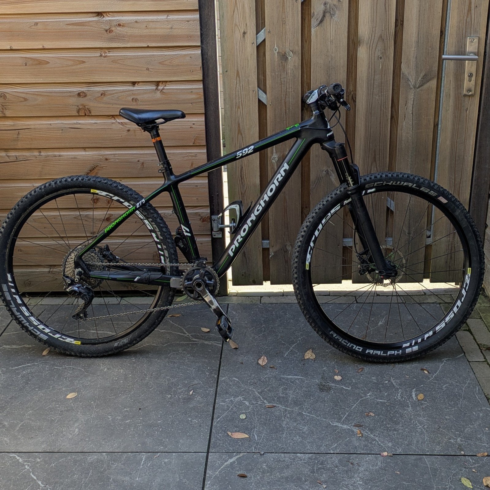 Carbon kinder mountainbike Pronghorn 592 lichtgewicht, Gebruikt, Hardtail, Ophalen of Verzenden, Schijfrem