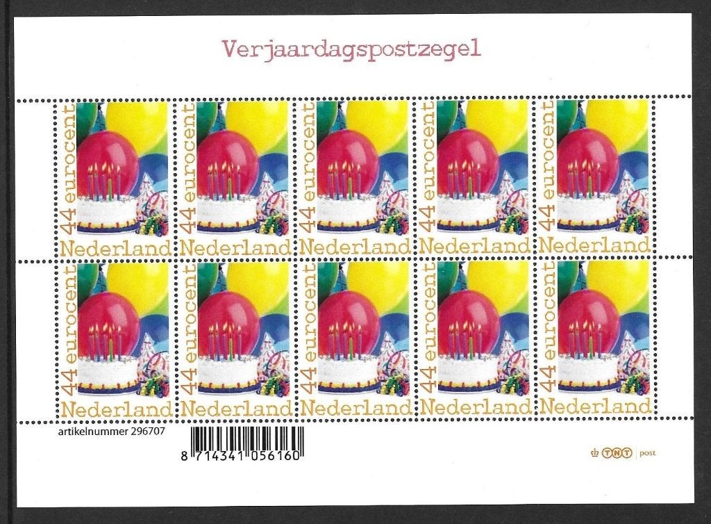 Vel persoonlijke zegels, Verjaardagspostzegels, postfris, Ophalen of Verzenden, Postfris