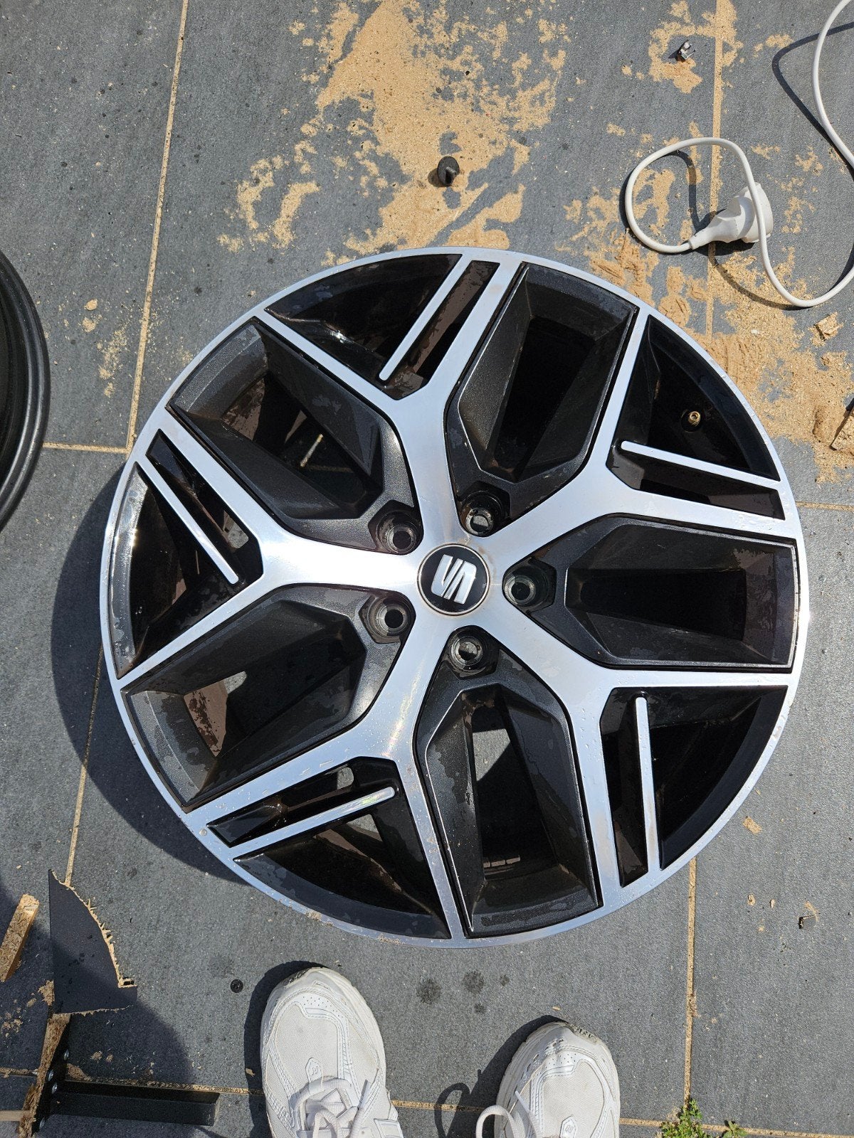 1x Black Piano velg 19 inch seat ateca FR, Ophalen