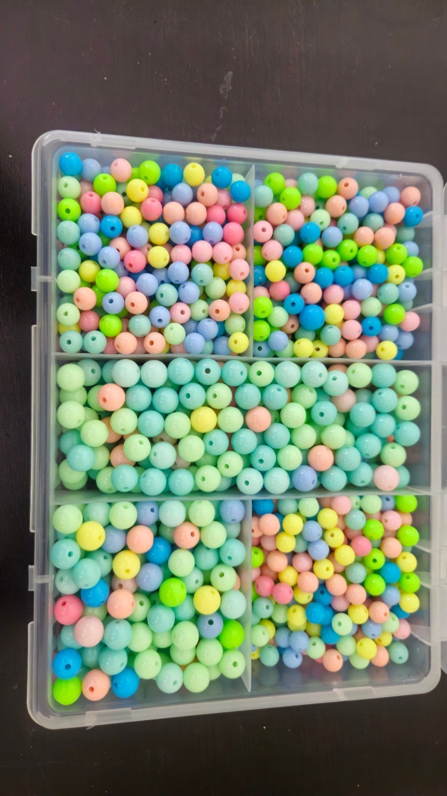pastel plastic kralen, Hobby en Vrije tijd, Kralen en Sieraden maken, Ophalen of Verzenden, Nieuw, Kraal