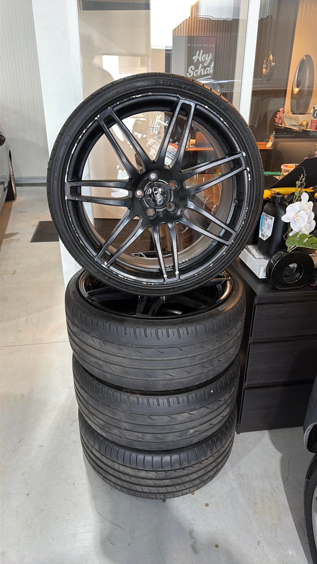 Audi velgen 255/30/20Inch zomer set|A3|A4|A5|A6, Auto-onderdelen, Ophalen, Gebruikt, 255 mm, Banden en Velgen