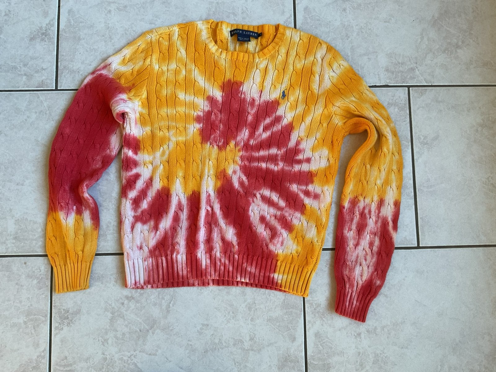 Vrolijke Trui van Ralph Lauren Maten zie foto’s., Ophalen of Verzenden, Gedragen