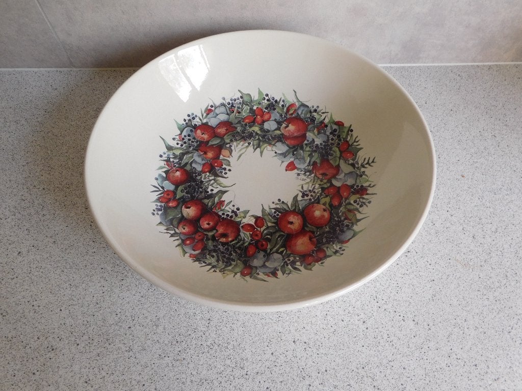 Schaal Apple & Rosehip JET by ter Steege - 7x28 cm, Keramiek, Ophalen of Verzenden, Overige stijlen, Jet by Ter Steege