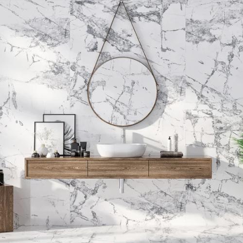 UITVERKOOP | Vloer/wandtegel 60x120cm | Invisible grey, 60 cm of meer, Nieuw, Ophalen of Verzenden, 10 m² of meer