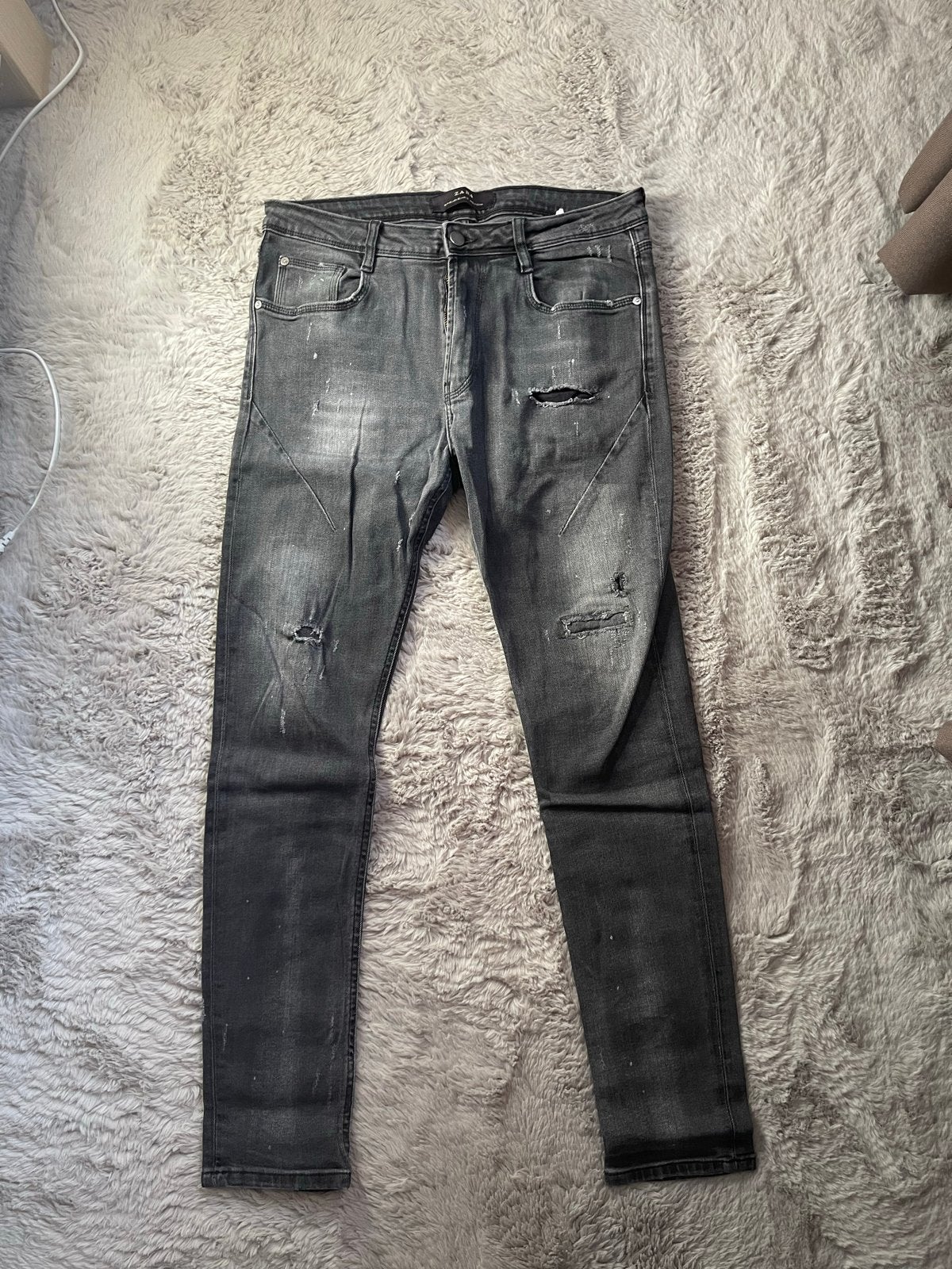 Zara Jeans Zwart W32 (confectie 46), Ophalen of Verzenden, Gedragen, Zwart, W32 (confectie 46) of kleiner