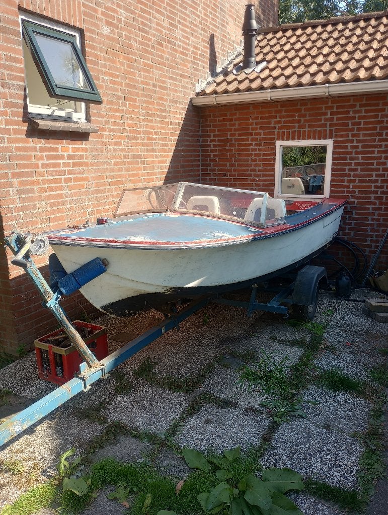 Sportmotorboot met Yamaha 8PK buitenboordmotor + trailer –, Ophalen of Verzenden