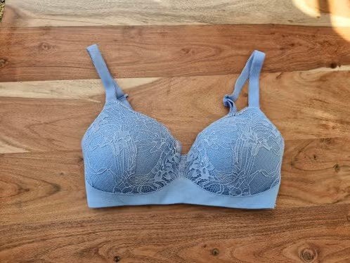 Lichtblauwe kanten bh 75d h, Blauw, Onbekend, Ophalen of Verzenden, BH
