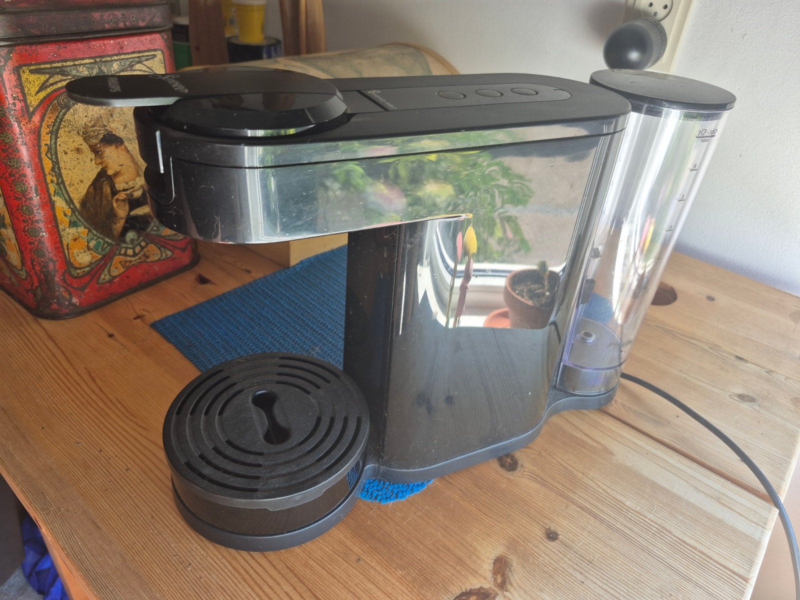 Philips Senseo Koffiezetapparaat - Zwart, Witgoed en Apparatuur, Koffiezetapparaten, Ophalen, Gebruikt, Koffiemachine, 2 tot 4 kopjes