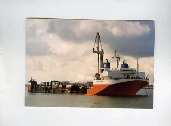scheepvaart-foto-migthy servant 2-scheepsramp-2x, Ophalen of Verzenden, Zo goed als nieuw, Motorboot, Boek of Tijdschrift