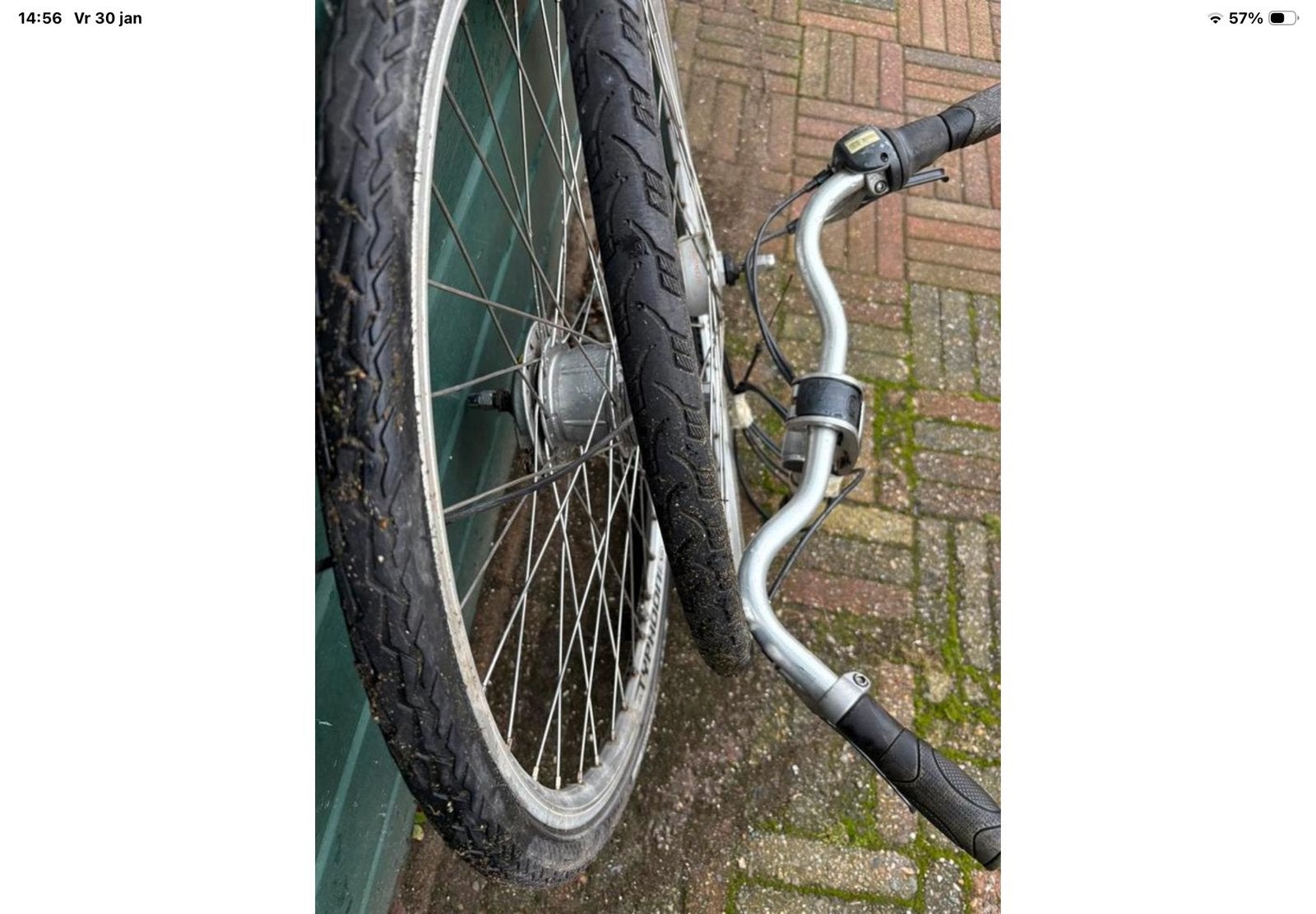 Gazelle voor en achterwiel 28 ichn 8 versnellingenen, Ophalen, Gebruikt