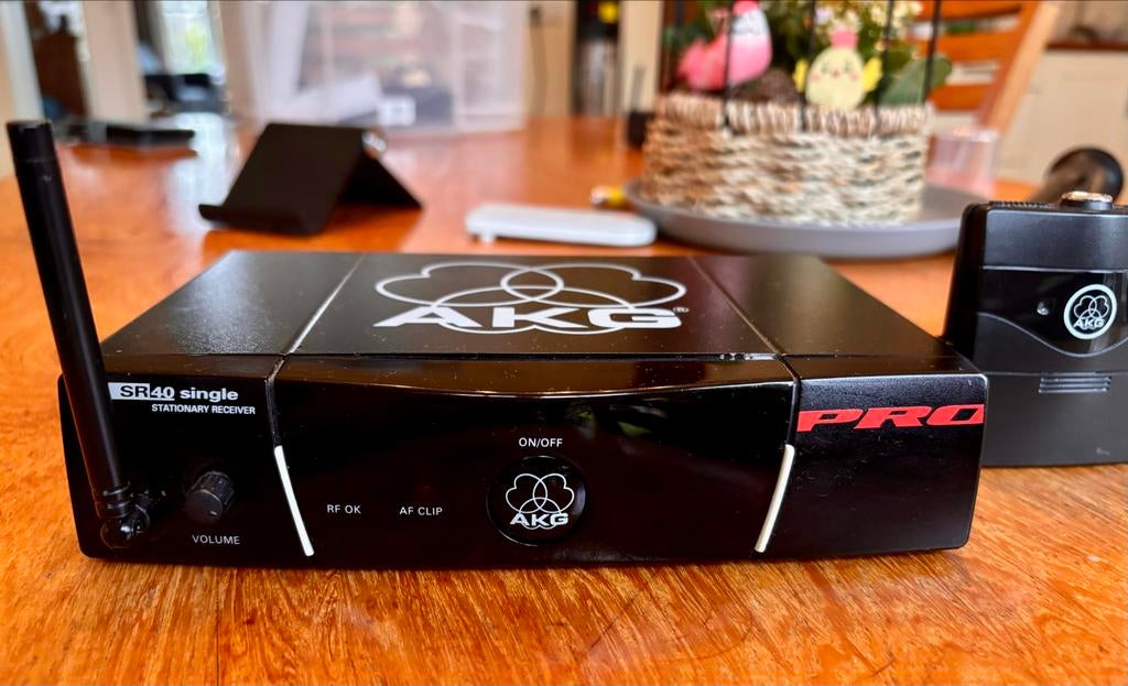 AKG WMS40 Mini Pro draadloze microfoonset, Ophalen of Verzenden, Gebruikt, Zangmicrofoon, Draadloos