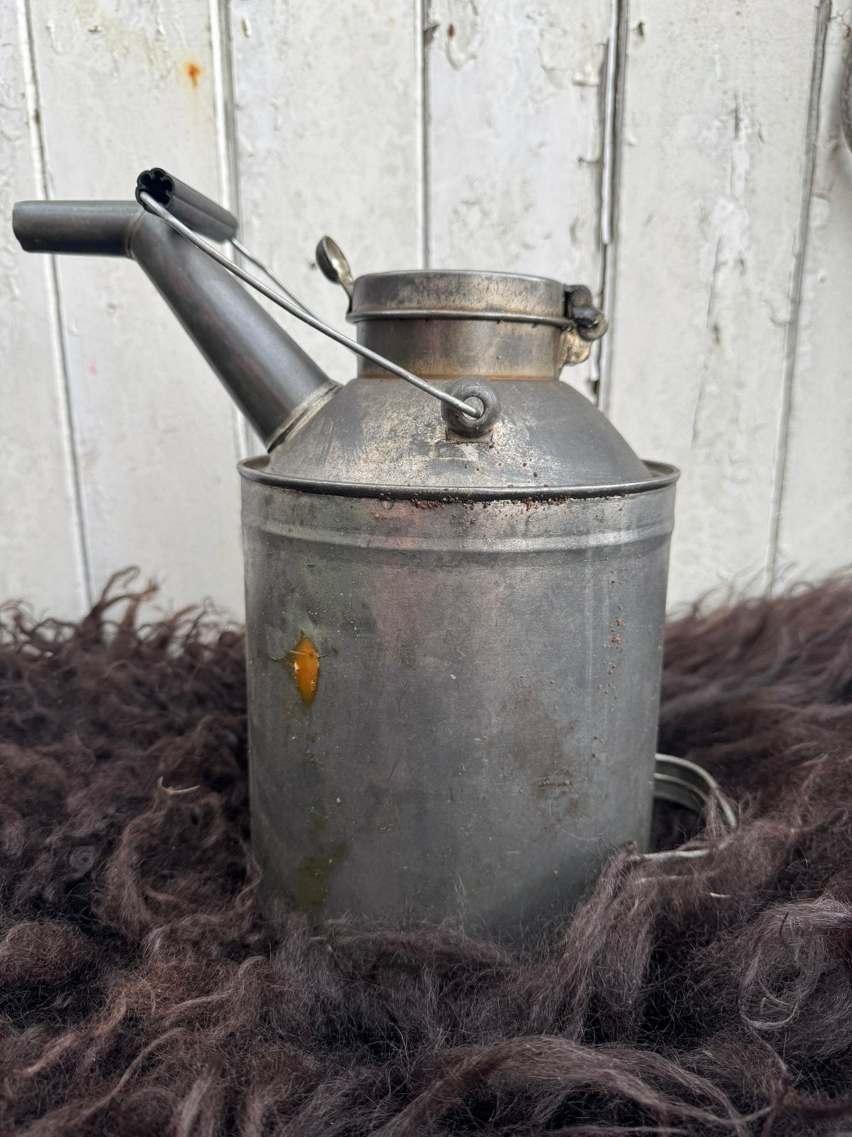 Vintage oliekan 5 liter, Antiek en Kunst, Ophalen