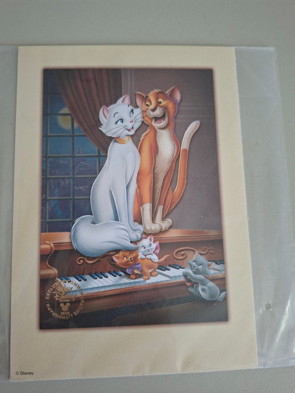 Disney litho aristocats, Verzamelen, Disney, Ophalen of Verzenden, Nieuw