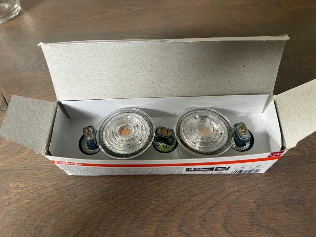 5x Osram Parathom LED MR16 GU5.3 3,8W 2700K  (Nieuw in doos), Ophalen of Verzenden, Nieuw, Led-lamp