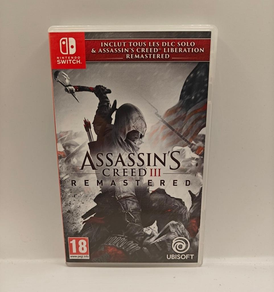 Assassin's Creed 3 remastered Nintendo switch, Avontuur en Actie, Vanaf 18 jaar, ., 1 speler