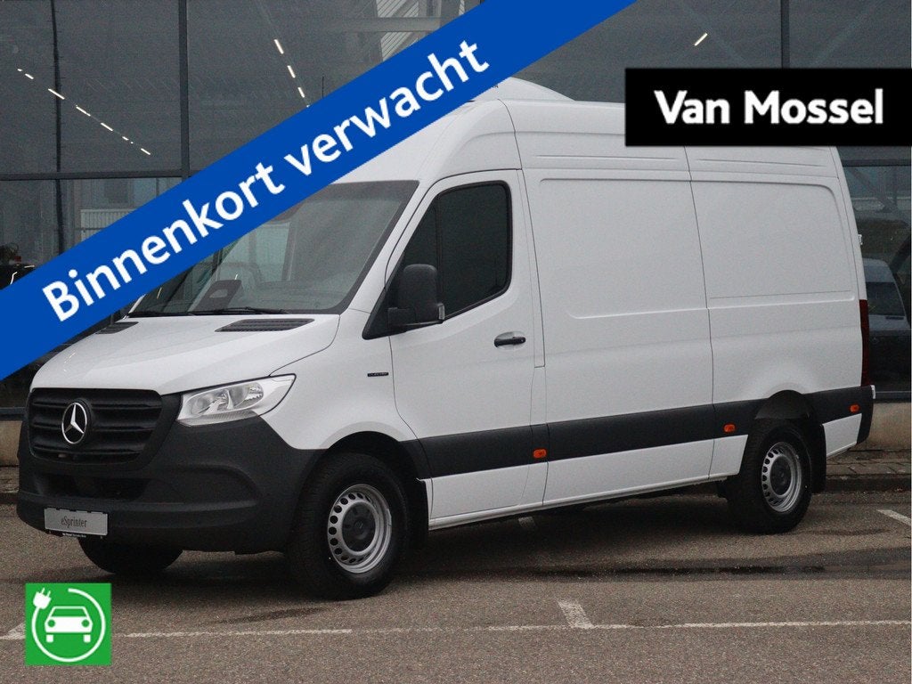 Mercedes-Benz eSprinter 420 L2 / H2 Pro 81kWh Koelwagen, Automaat, Zwart, 2741 kg, Wit