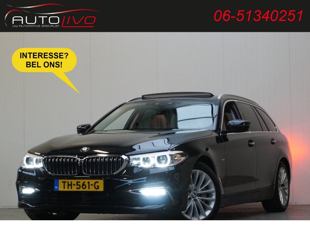 BMW 5 Serie Touring 530d xDrive High Executive 266 PK! PANO, Automaat, Gebruikt, 2993 cc, 2000 kg