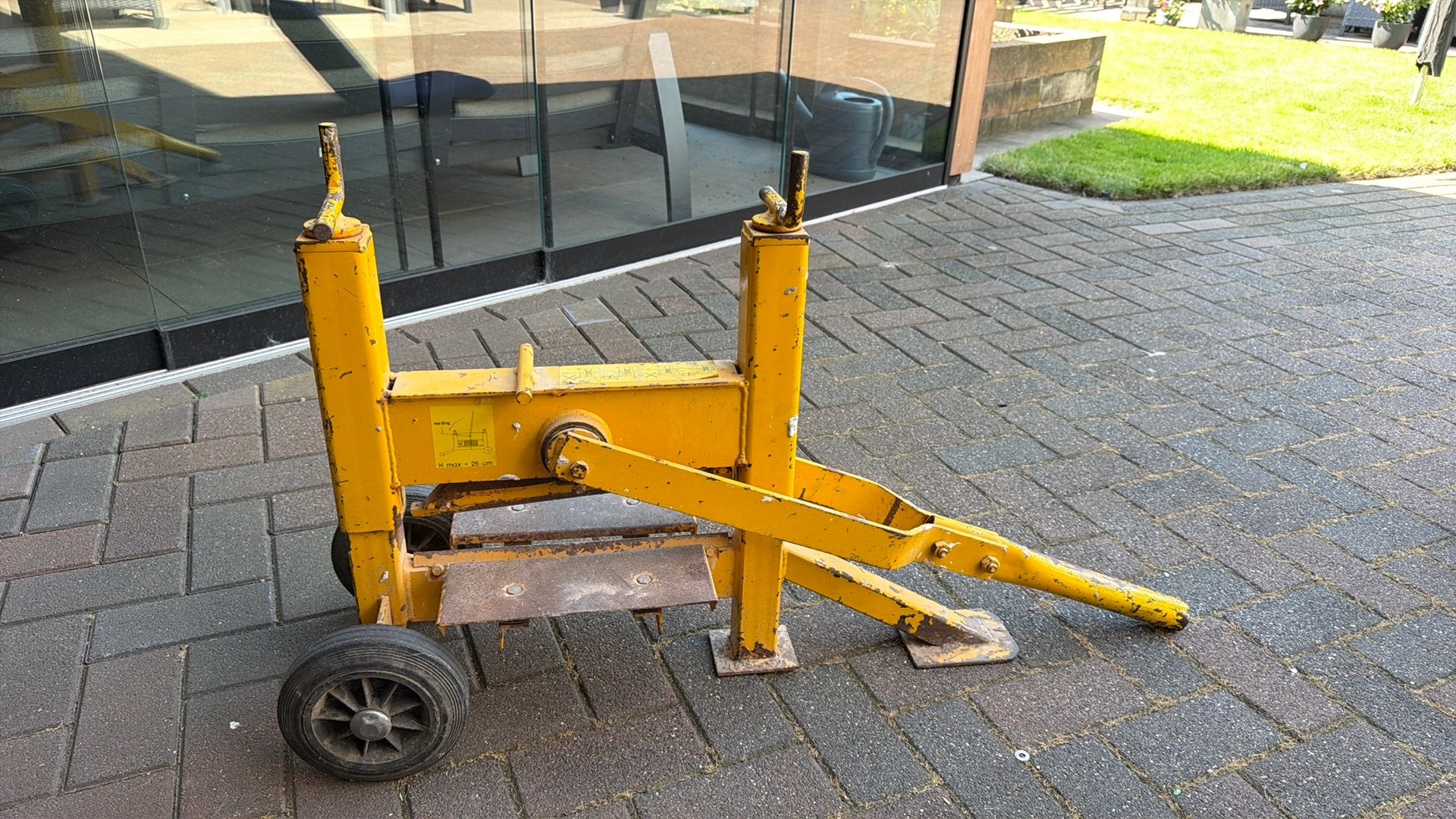 Zware professionele stenenknipper / steenknipper, Ophalen, Zo goed als nieuw, Beton, Klinkers