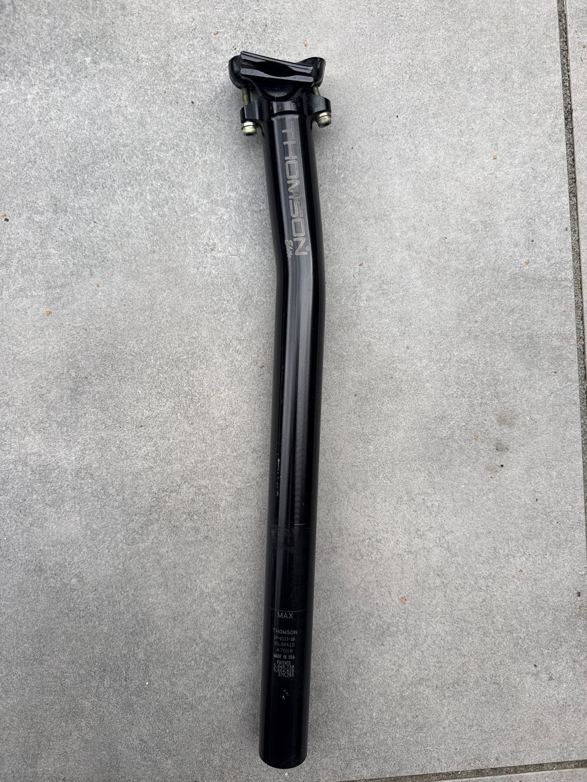 Thomson Elite Zadelpen (setback) 30.9x410, Fietsen en Brommers, Ophalen, Gebruikt, Mountainbike, Zadel