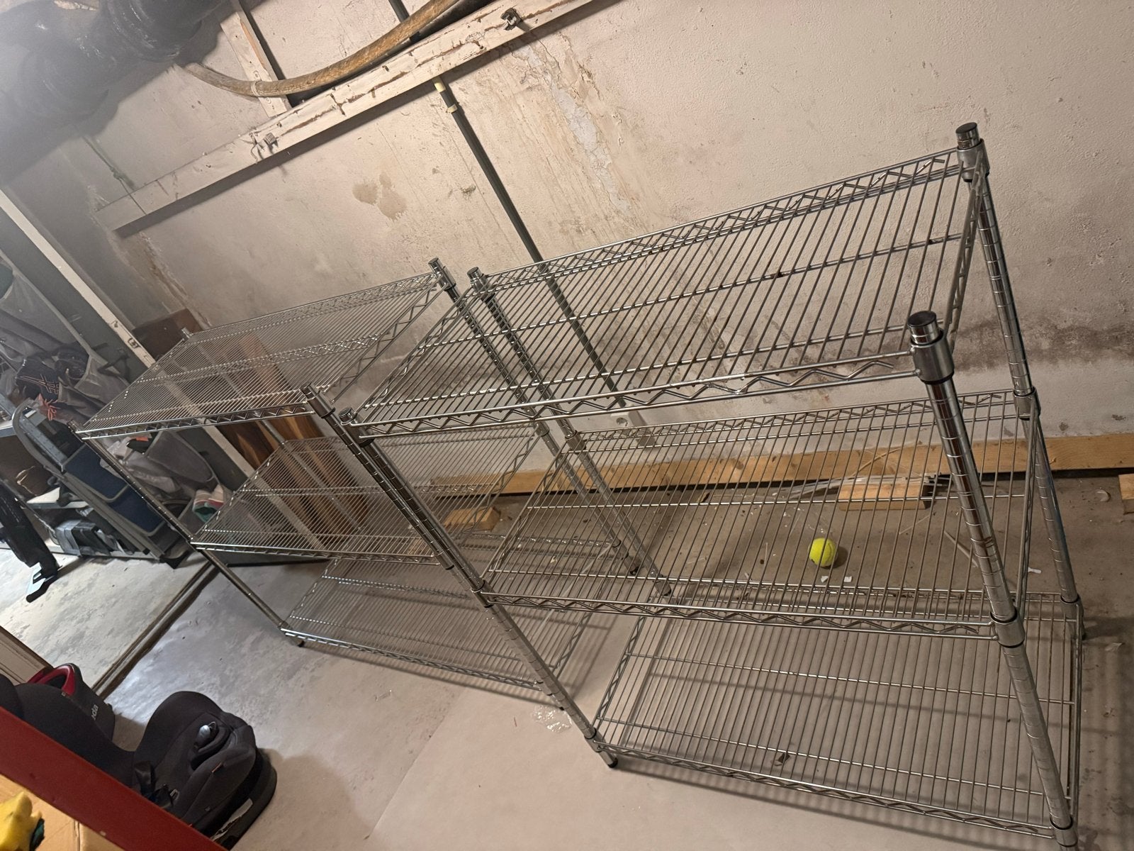 Metalen opbergrek - ideaal voor garage of berging, Ophalen, Gebruikt