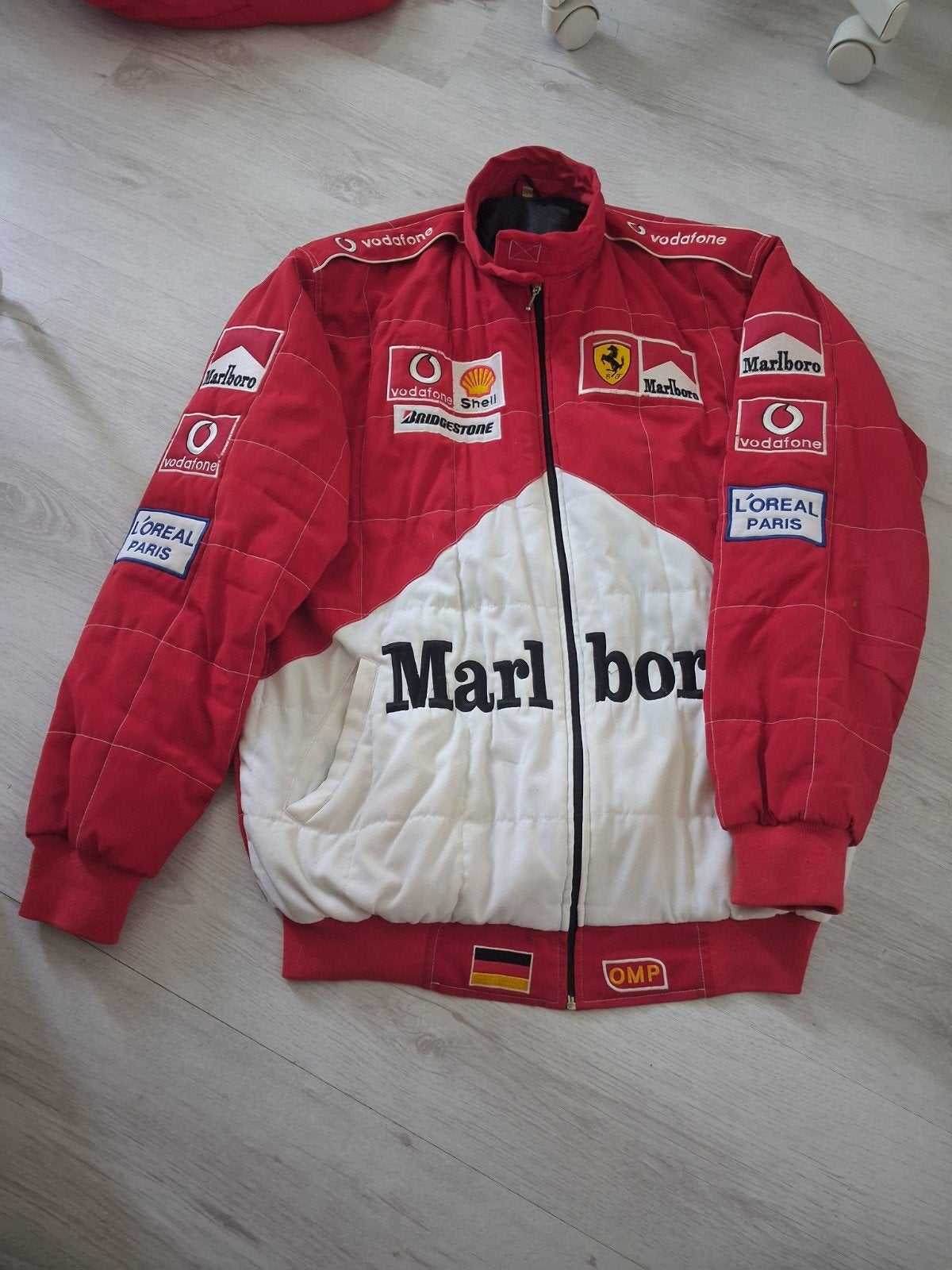 Originele Ferrari jas uit 1992 - Kroymans Hilversum, Ophalen, Ferrari, Overige maten, Gedragen